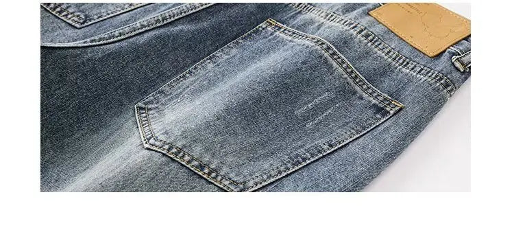 Men's Ripped Baggy Vintage Denim Pants