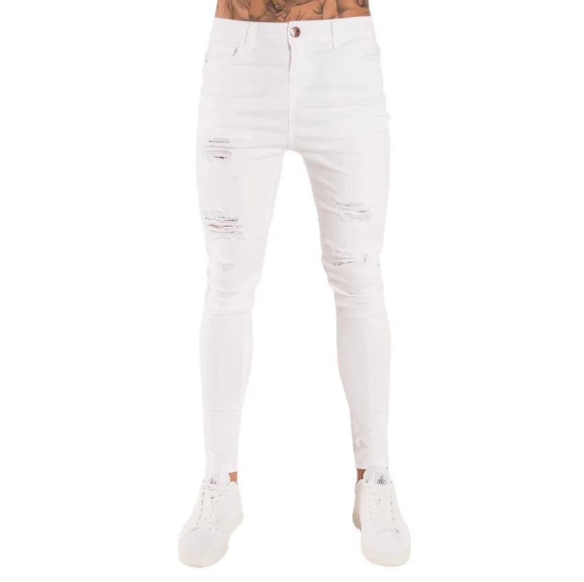 Mens Slim Hombre Denim Jeans