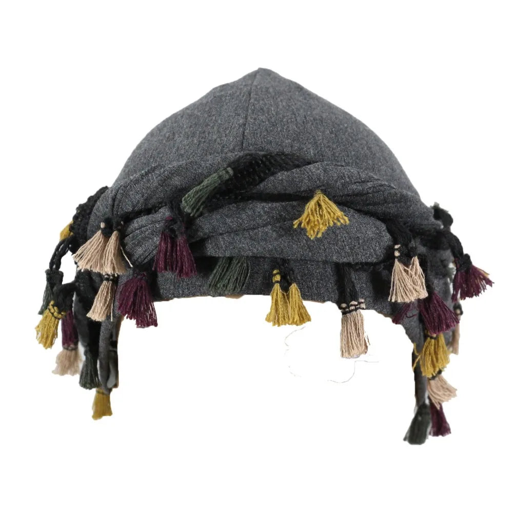 Tassel Fringe Burr Trim  Beanie Cap