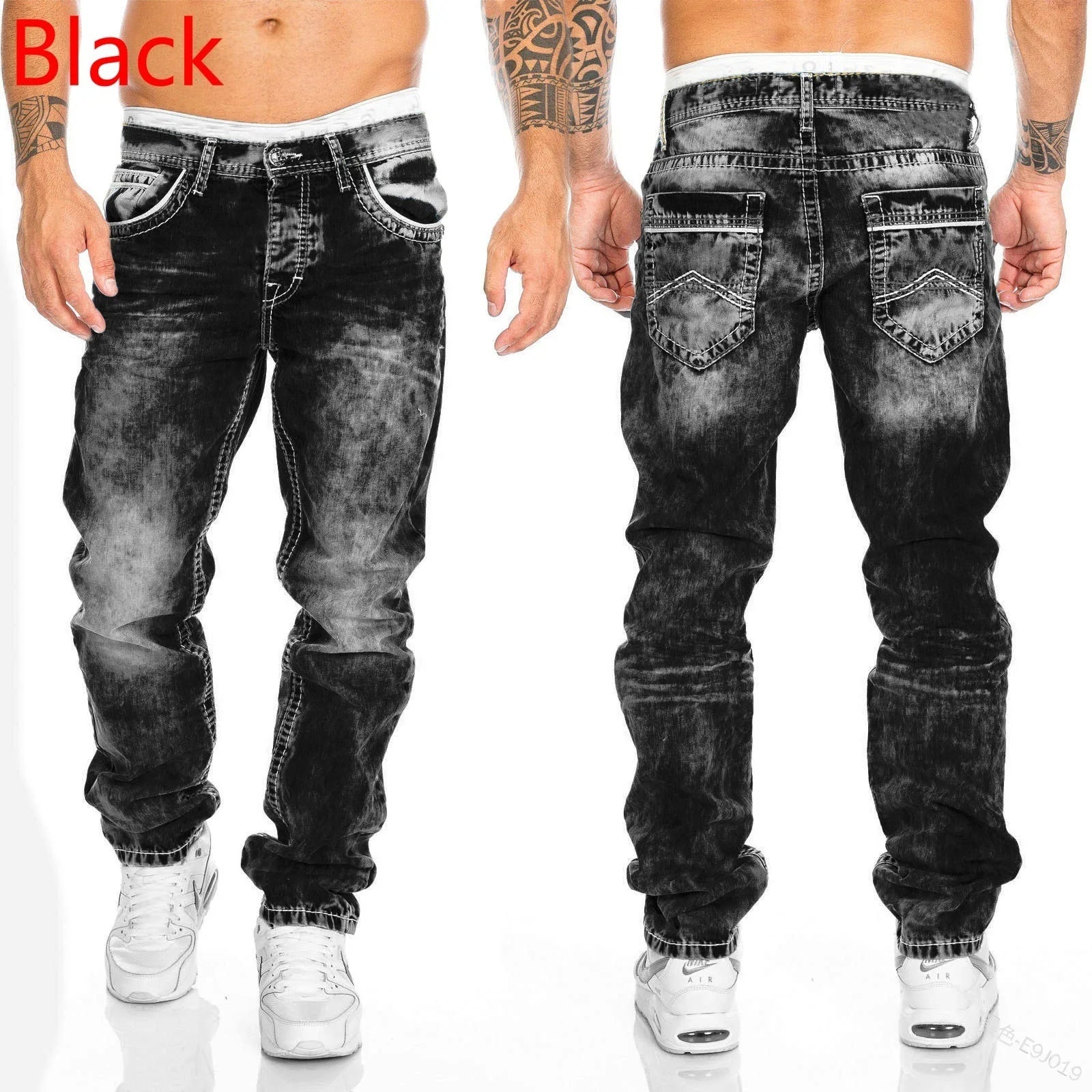 Mens Slim Hombre Denim Jeans