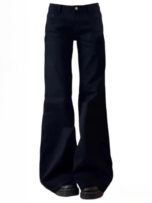Women's Baggy Vintage High Waist Retro Jeans- Plus Size