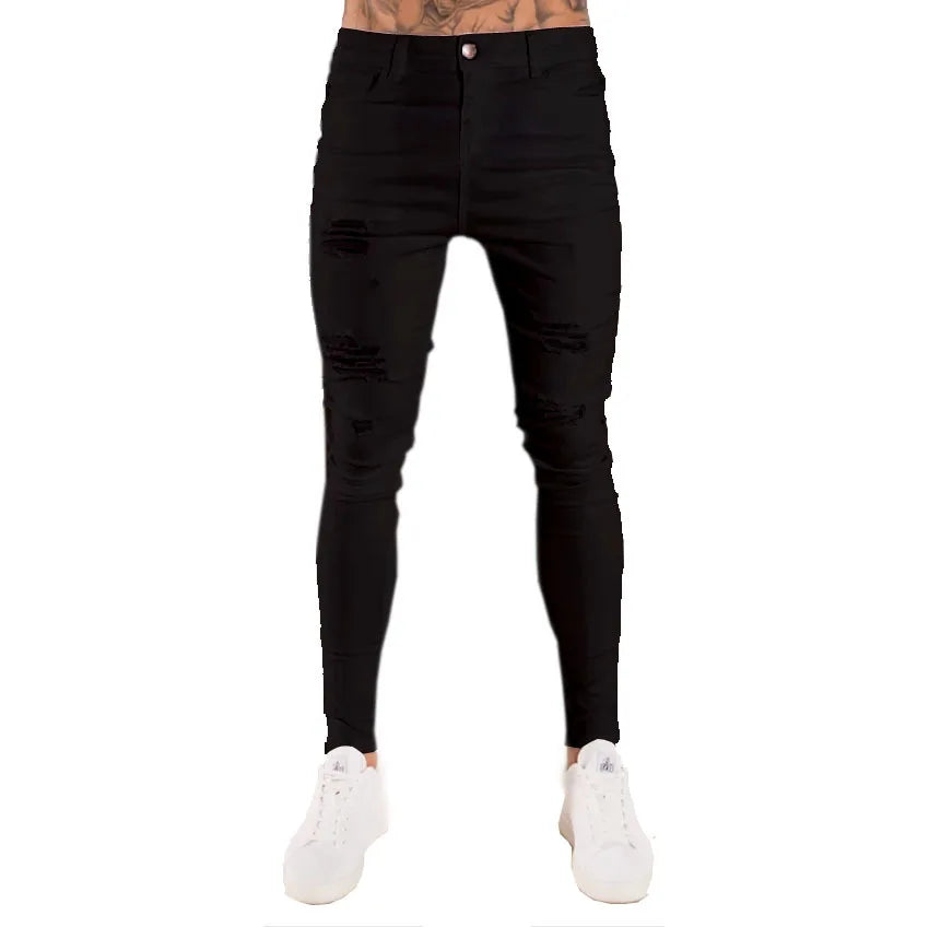 Mens Slim Hombre Denim Jeans