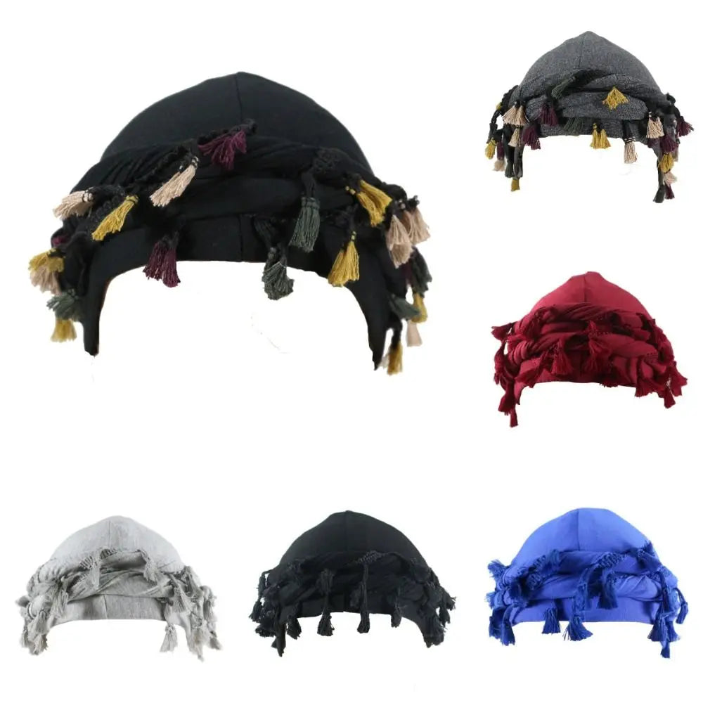 Tassel Fringe Burr Trim  Beanie Cap