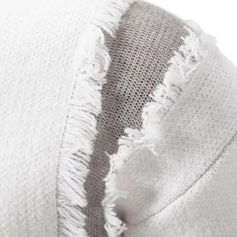 Men's Raw Edge Mock Neck Sweater