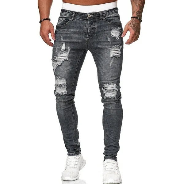 Mens Slim Hombre Denim Jeans