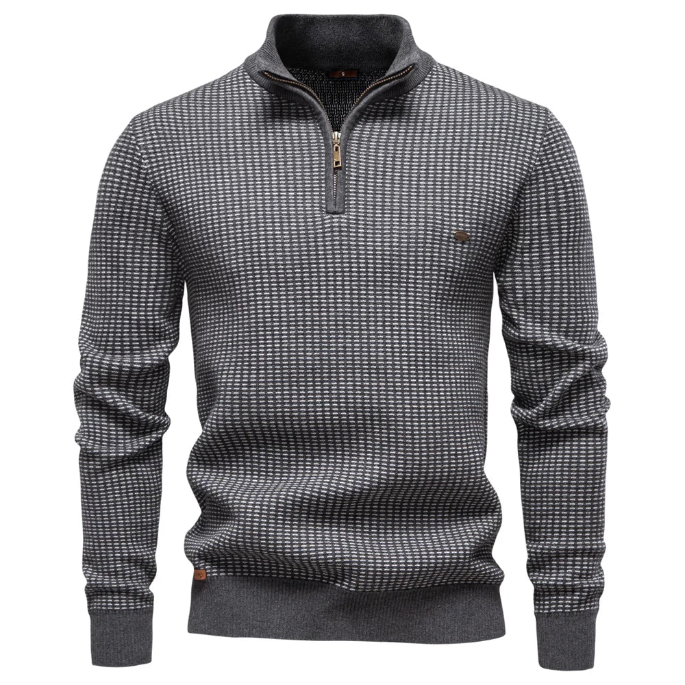 Men Cotton Blend Sweater