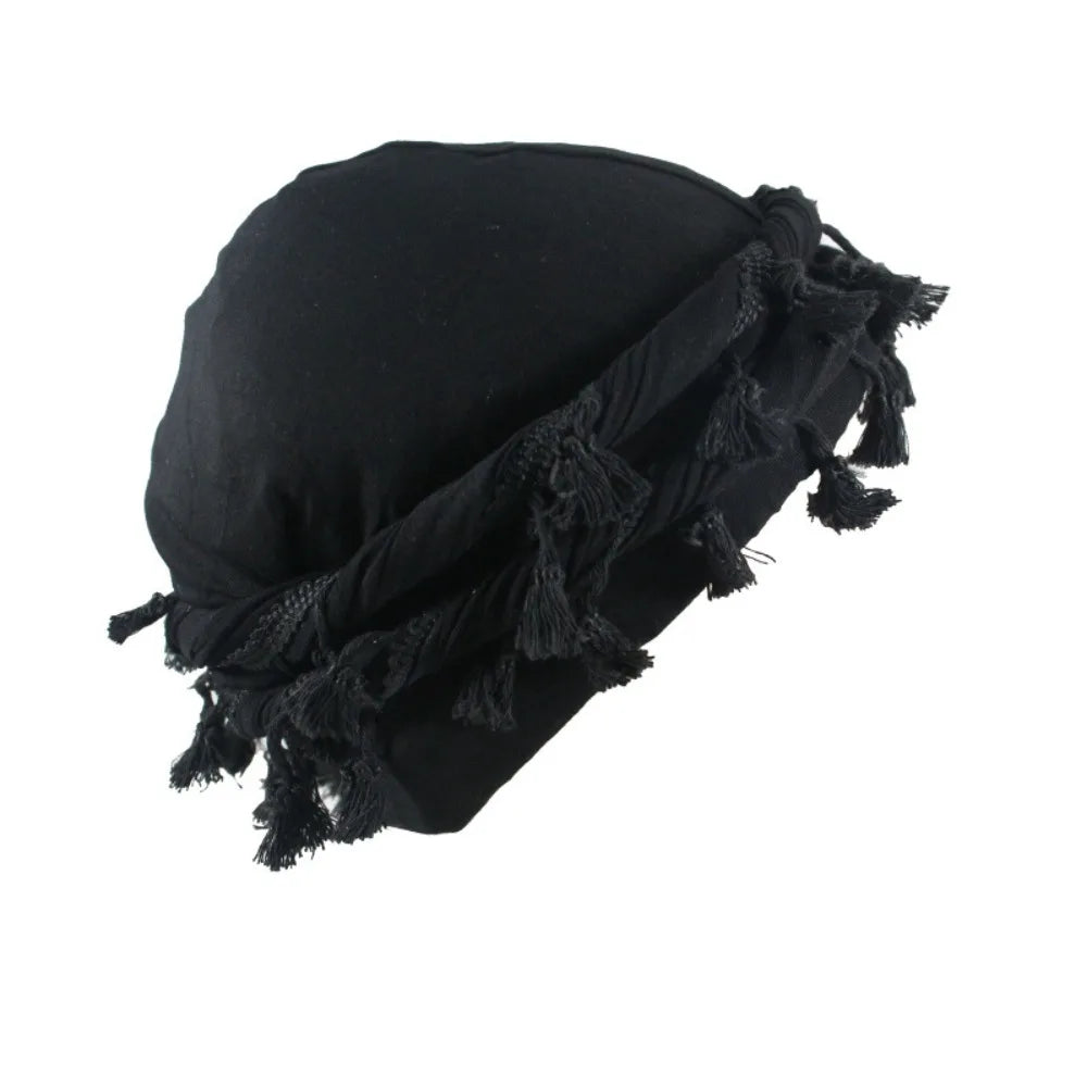 Tassel Fringe Burr Trim  Beanie Cap