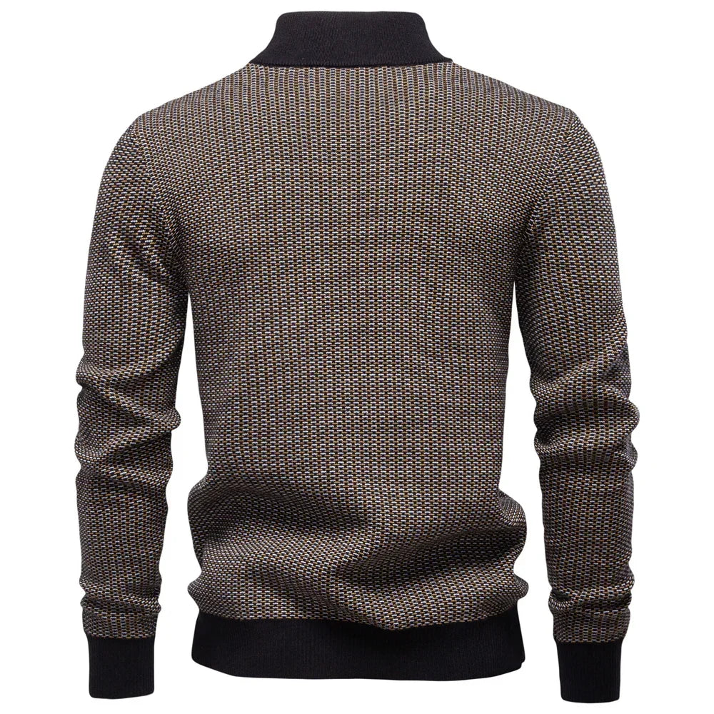 Men Cotton Blend Sweater