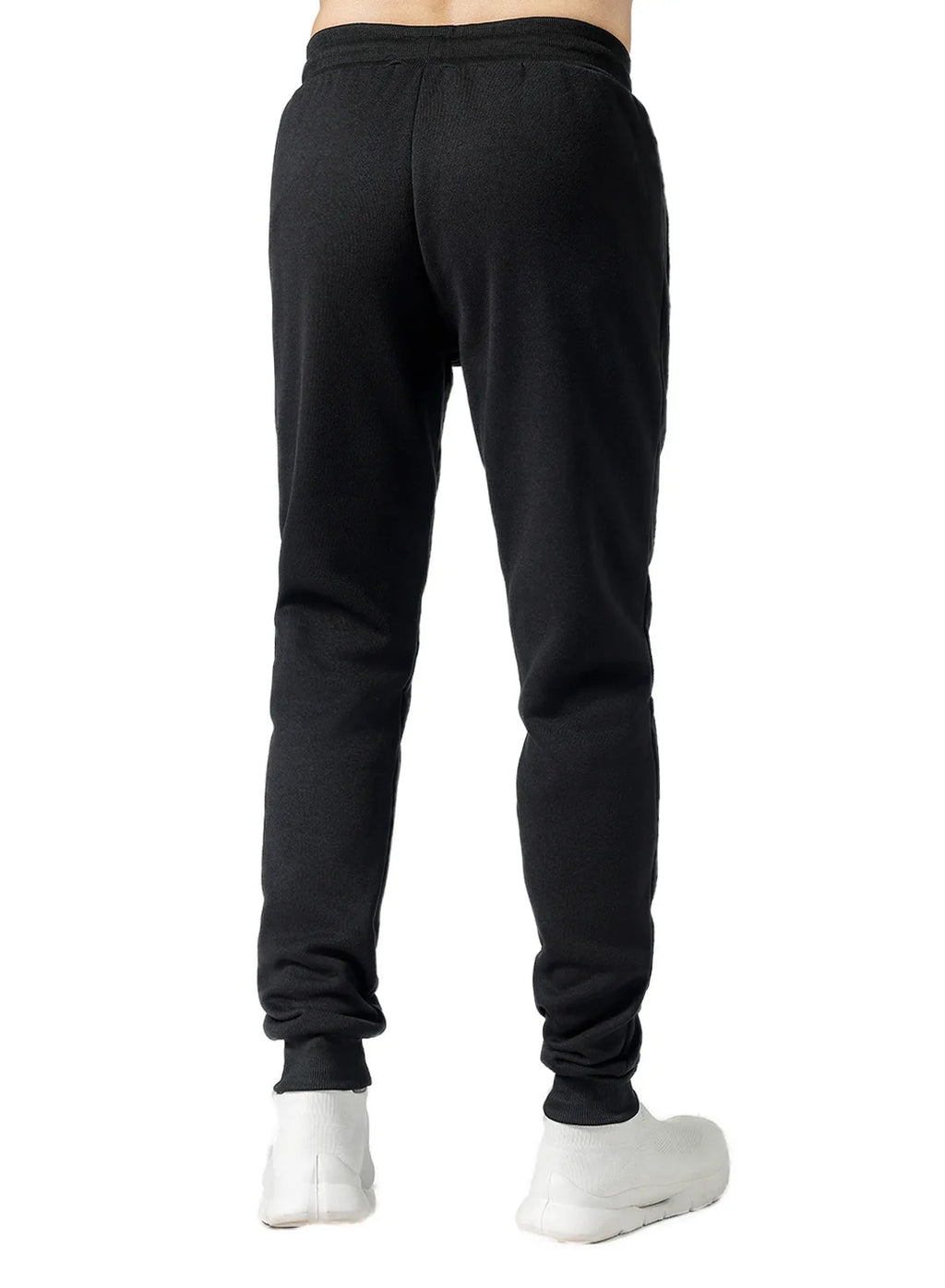 Men Drawstring Zipper Pockets Sweatpants