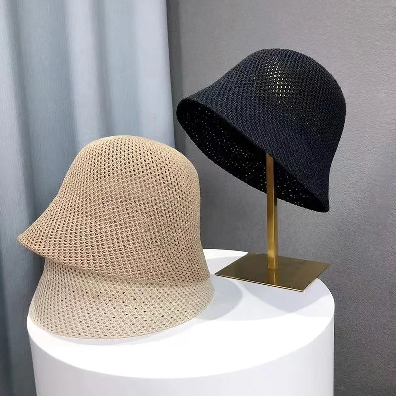 Women Hollow Out  Bucket Hat
