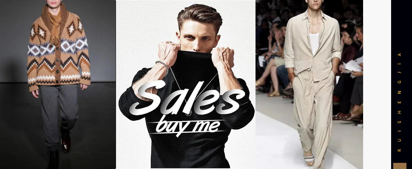 Men Cotton Knitted Sweater