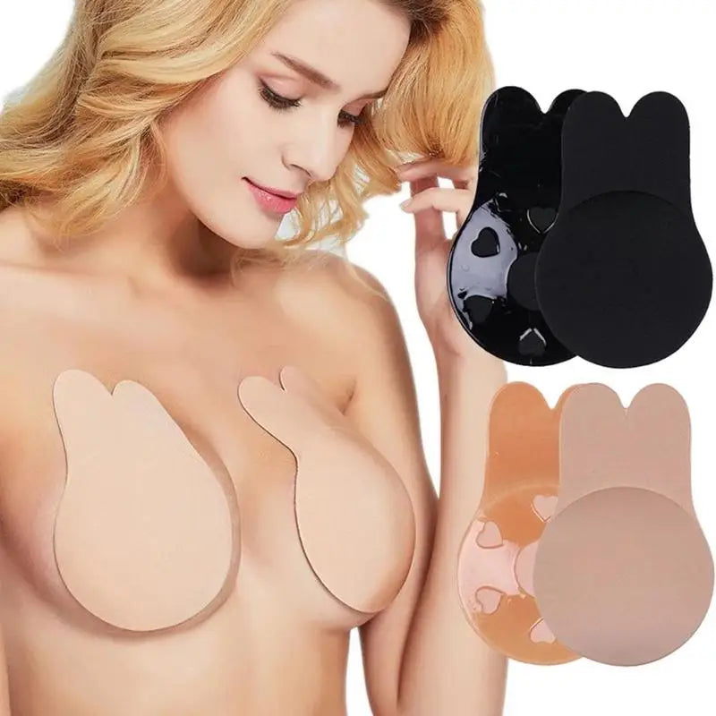 Rabbit Nipple Cover Self Adhesive Reusable Breast Lift Tape