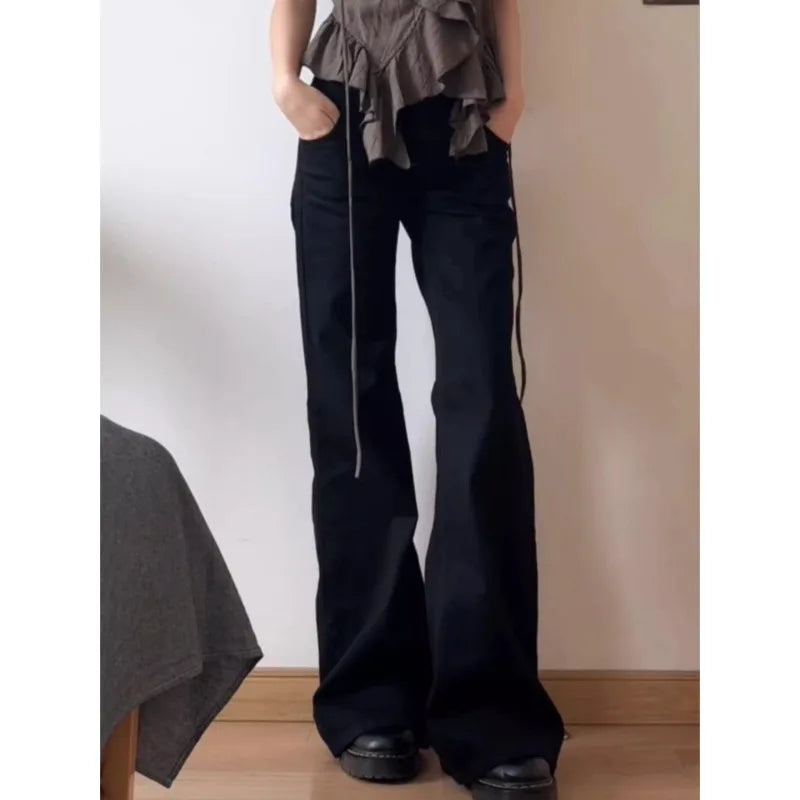 Women's Baggy Vintage High Waist Retro Jeans- Plus Size