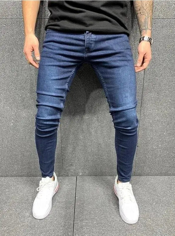 Mens Slim Hombre Denim Jeans