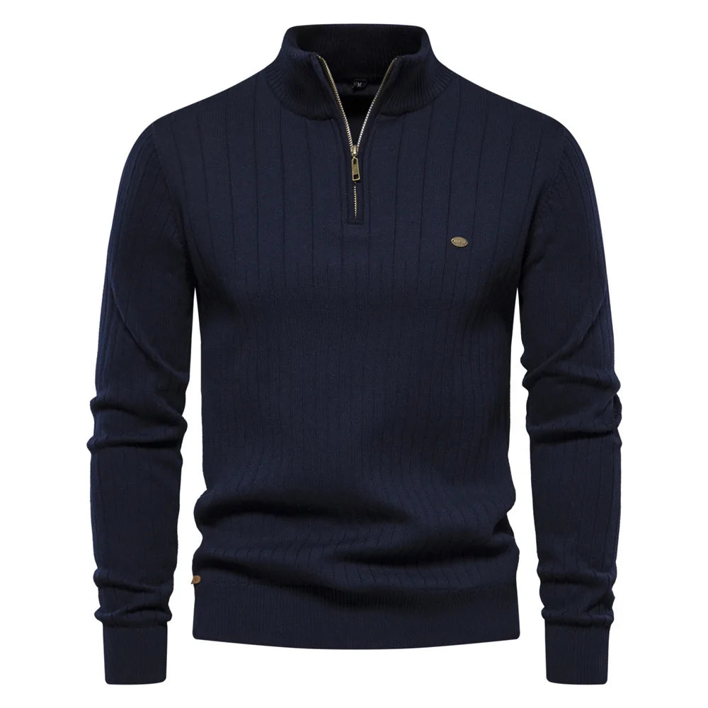 Men Cotton Knitted Sweater