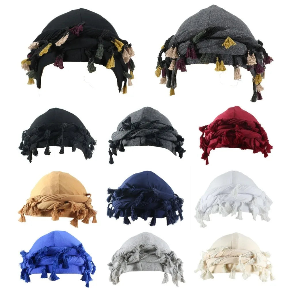 Tassel Fringe Burr Trim  Beanie Cap