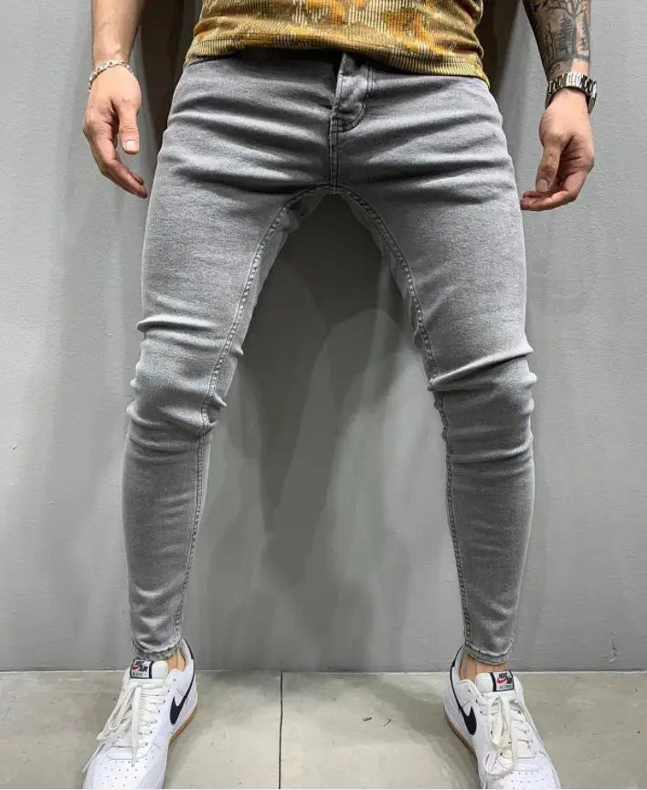 Mens Slim Hombre Denim Jeans