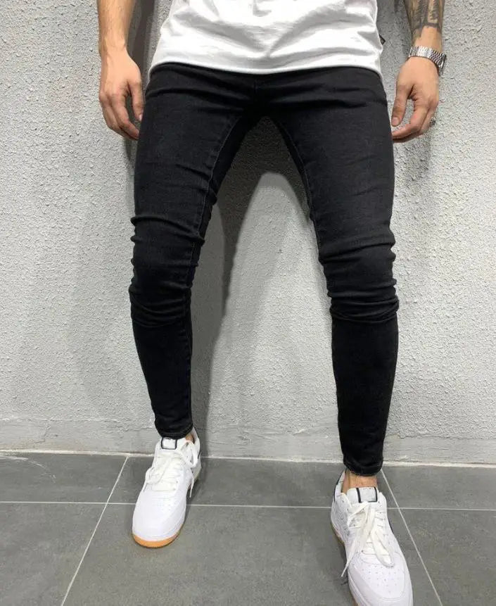 Mens Slim Hombre Denim Jeans