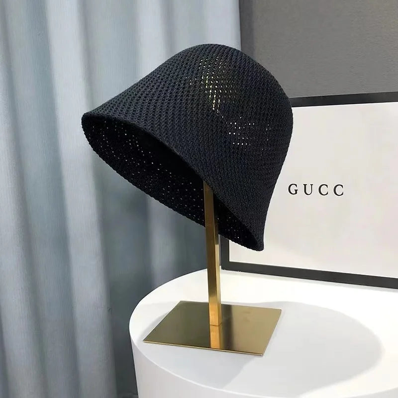 Women Hollow Out  Bucket Hat