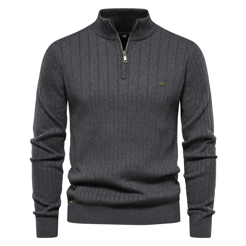 Men Cotton Knitted Sweater