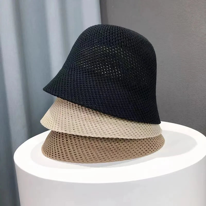 Women Hollow Out  Bucket Hat