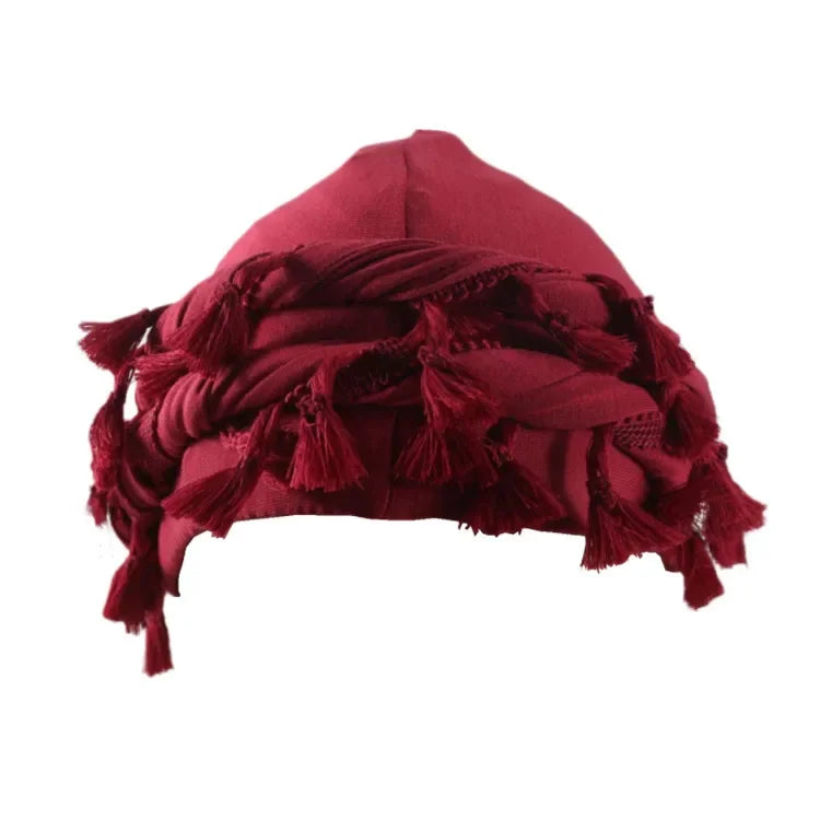Tassel Fringe Burr Trim  Beanie Cap