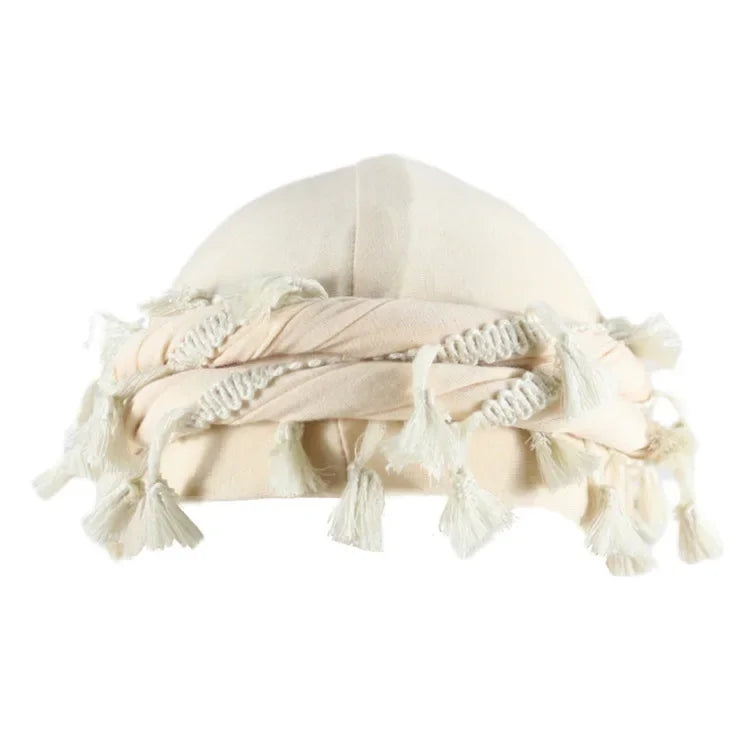 Tassel Fringe Burr Trim  Beanie Cap