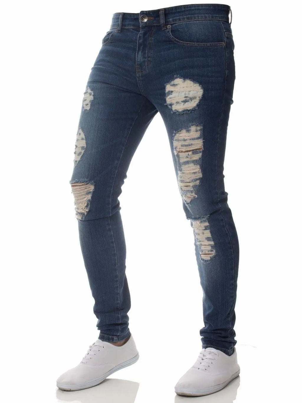 Mens Slim Hombre Denim Jeans