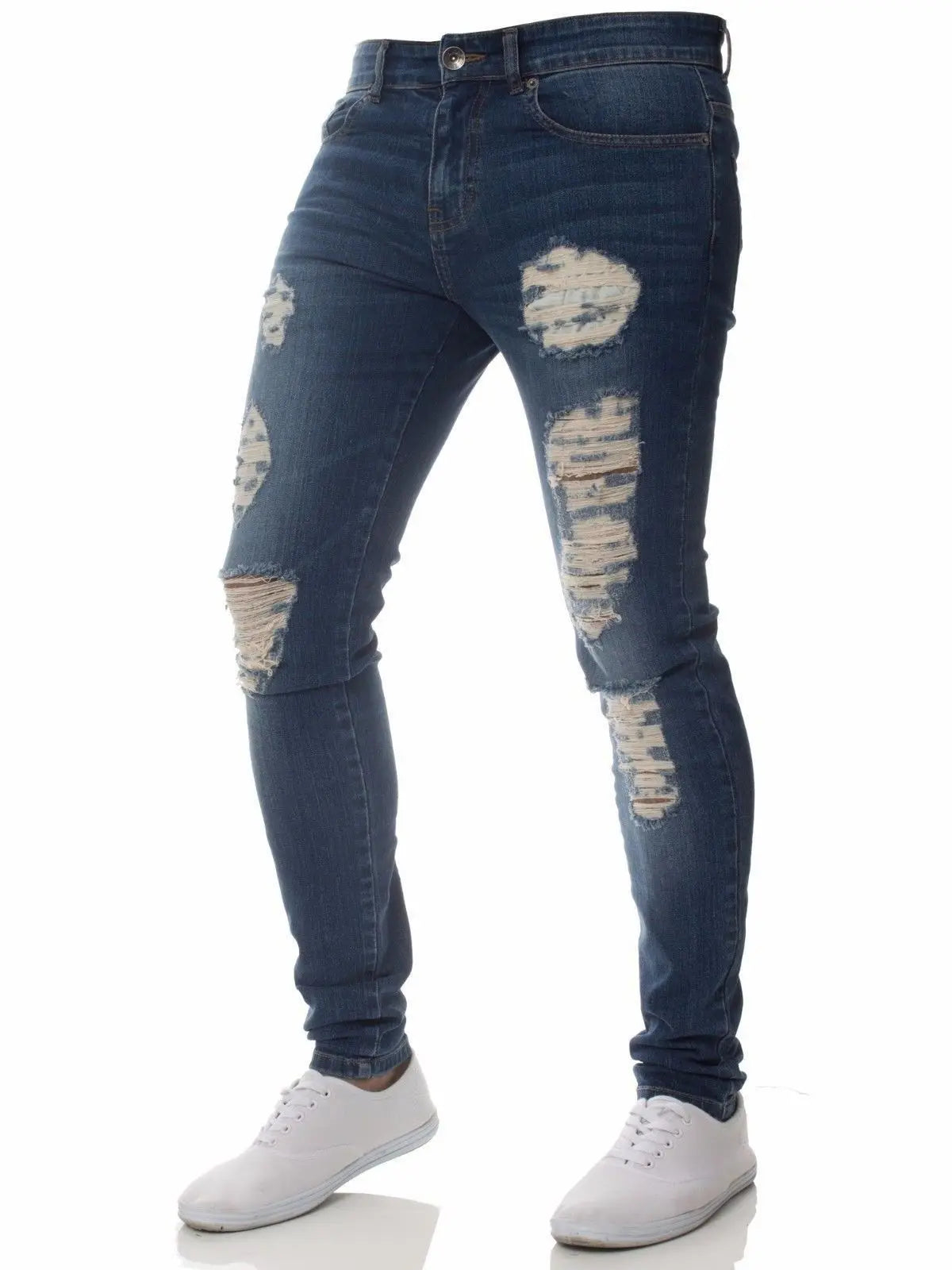Mens Slim Hombre Denim Jeans