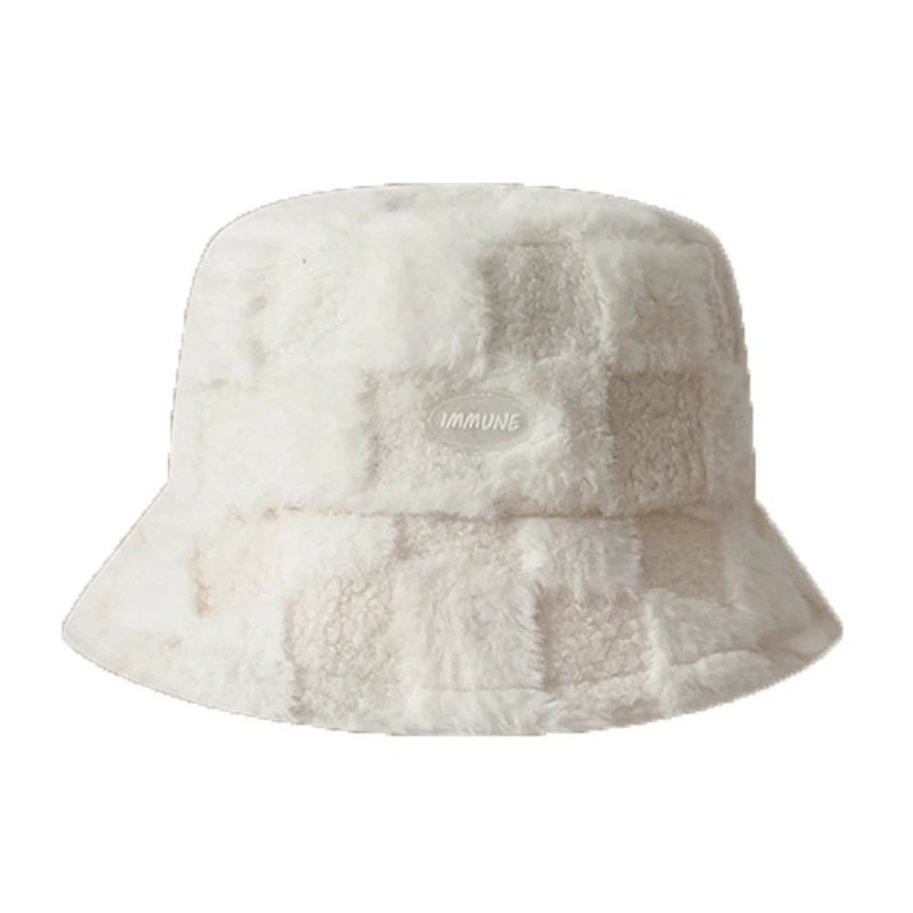 Fashion Lamb Wool Bucket Hat
