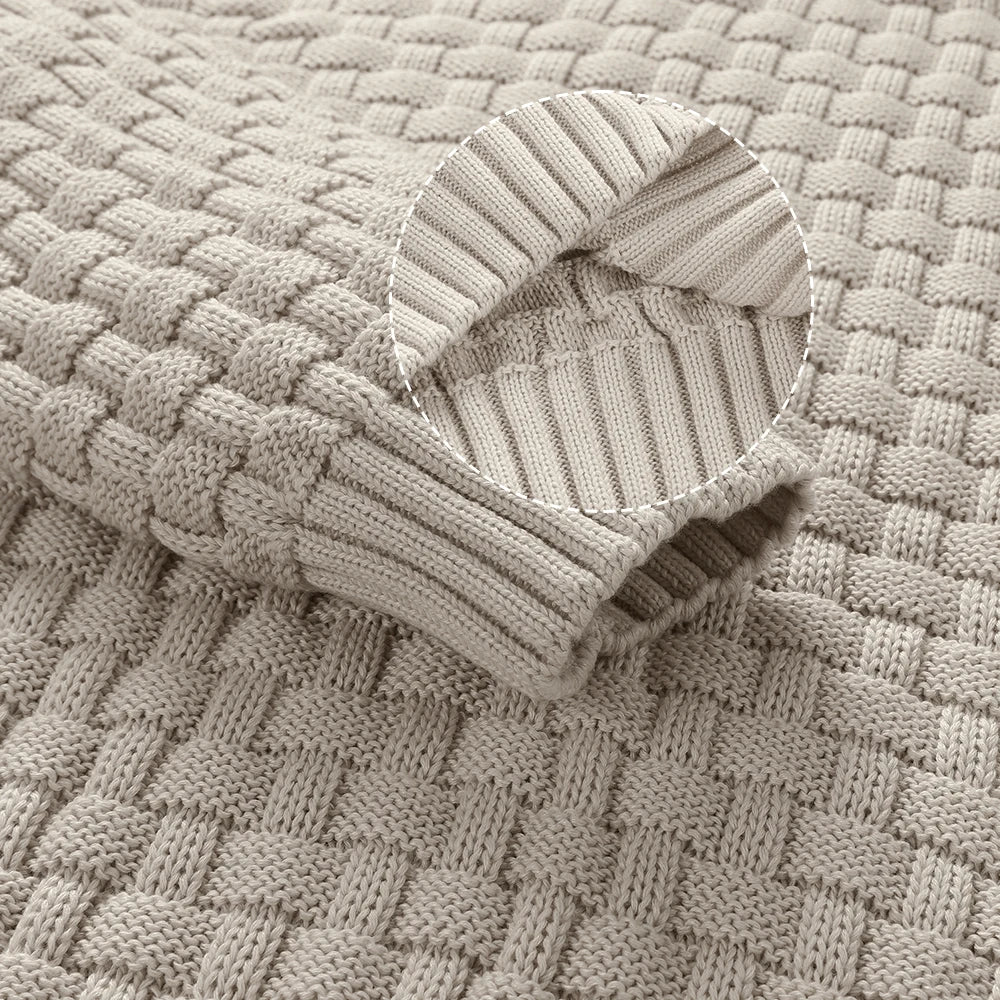 Men’s  Knitted Crew Neck  Long Sleeve Pullover