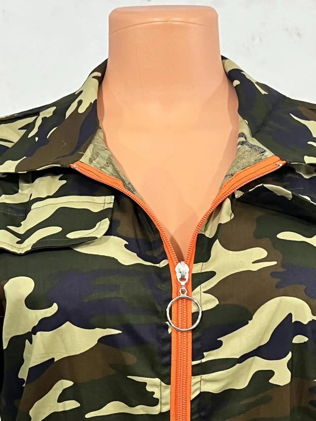 Camouflage Design One Piece Jumpsuit