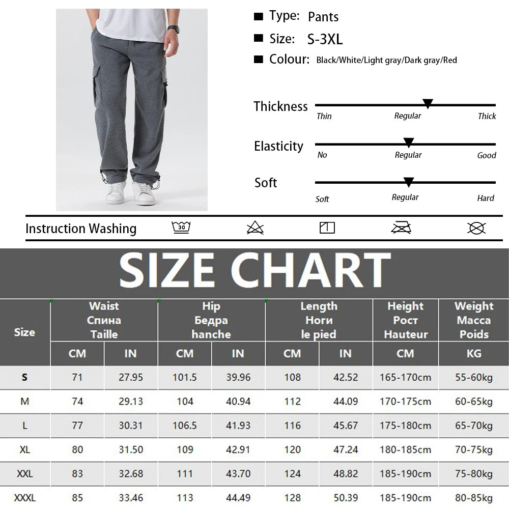 Mens Straight Fit Joggers